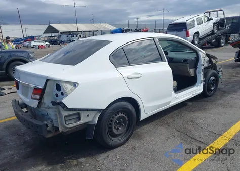 2013 Honda Civic Lx из США, поврежденный, VIN 2HGFB2F56DH601354